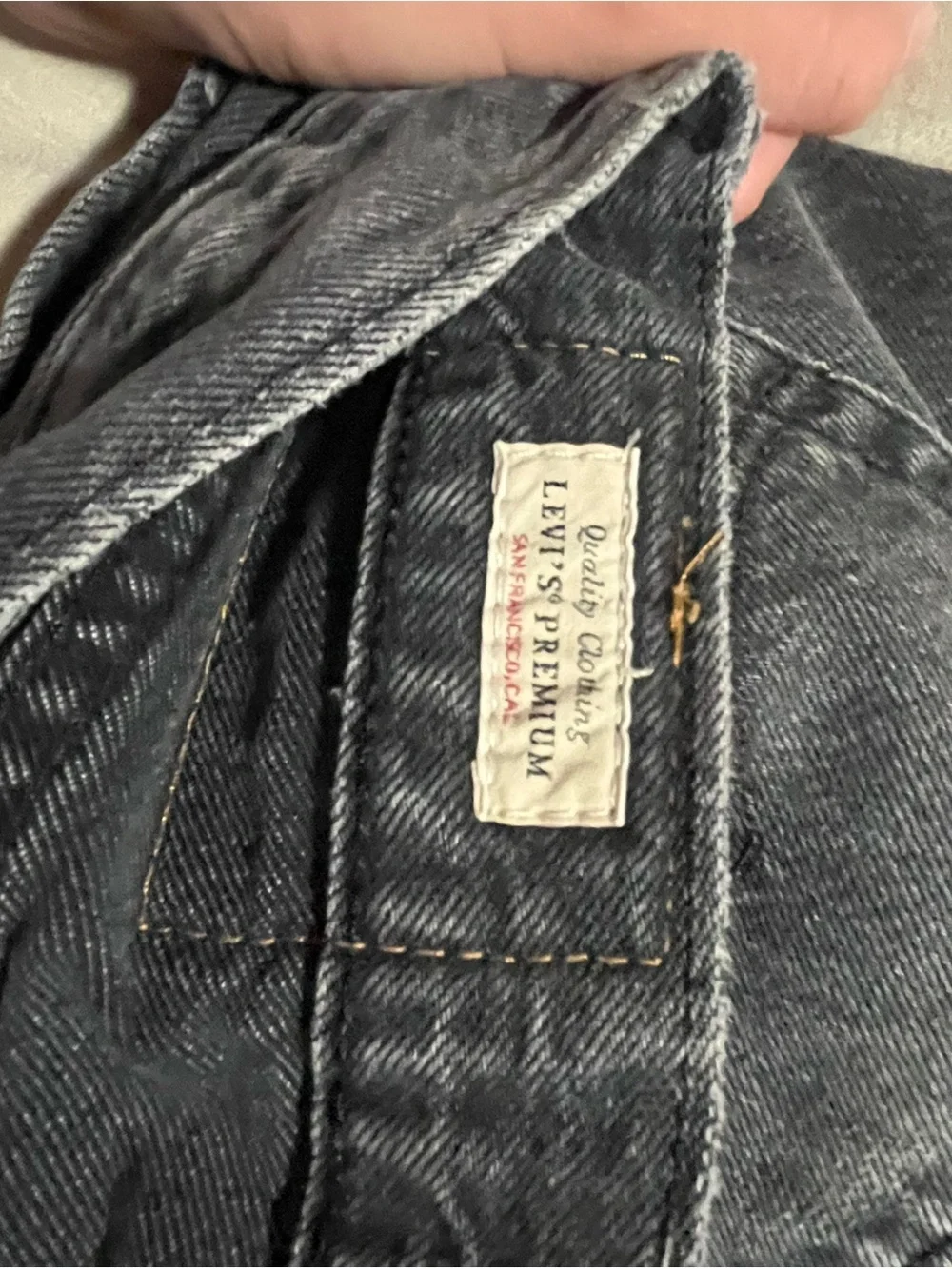 Levi's men’s Black 501 Jeans